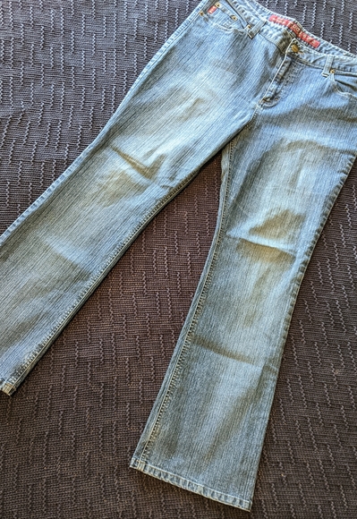 Y2K Mudd Jeans High Rise Bootcut Sz 11 NWOT - Picture 2 of 13